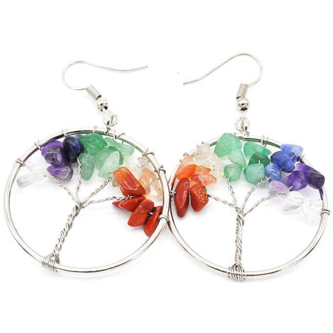 Crystal Tree Wishing Earrings