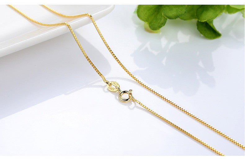 Women's Necklace with 18K Gold Plating