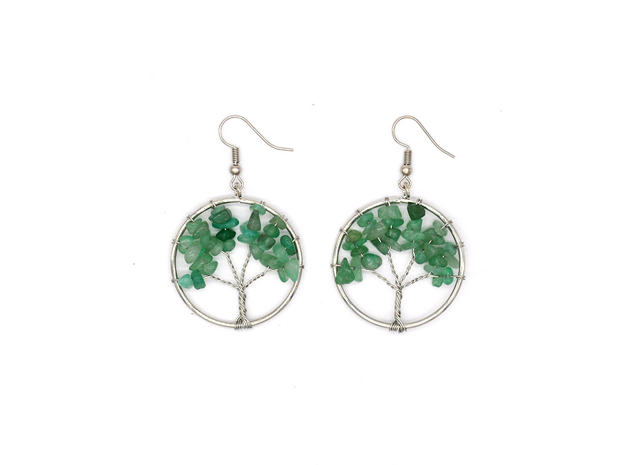 Crystal Tree Wishing Earrings