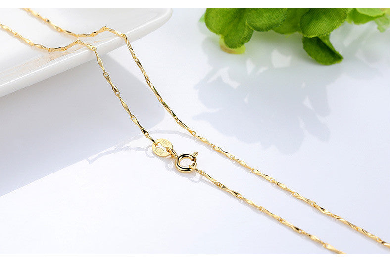 Women's Necklace with 18K Gold Plating