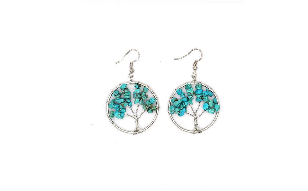 Crystal Tree Wishing Earrings