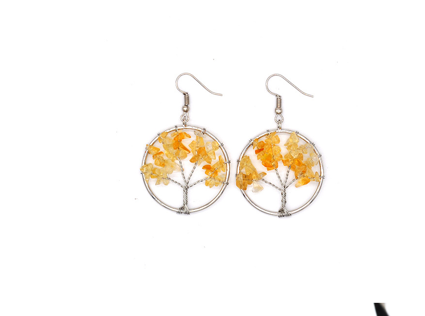 Crystal Tree Wishing Earrings