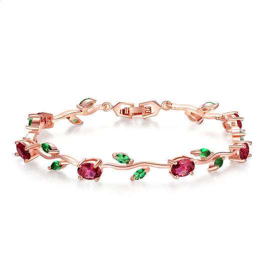 Crystal-Plated Bracelet for Women