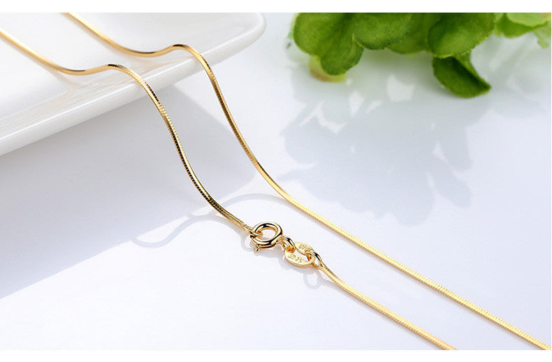 Women's Necklace with 18K Gold Plating