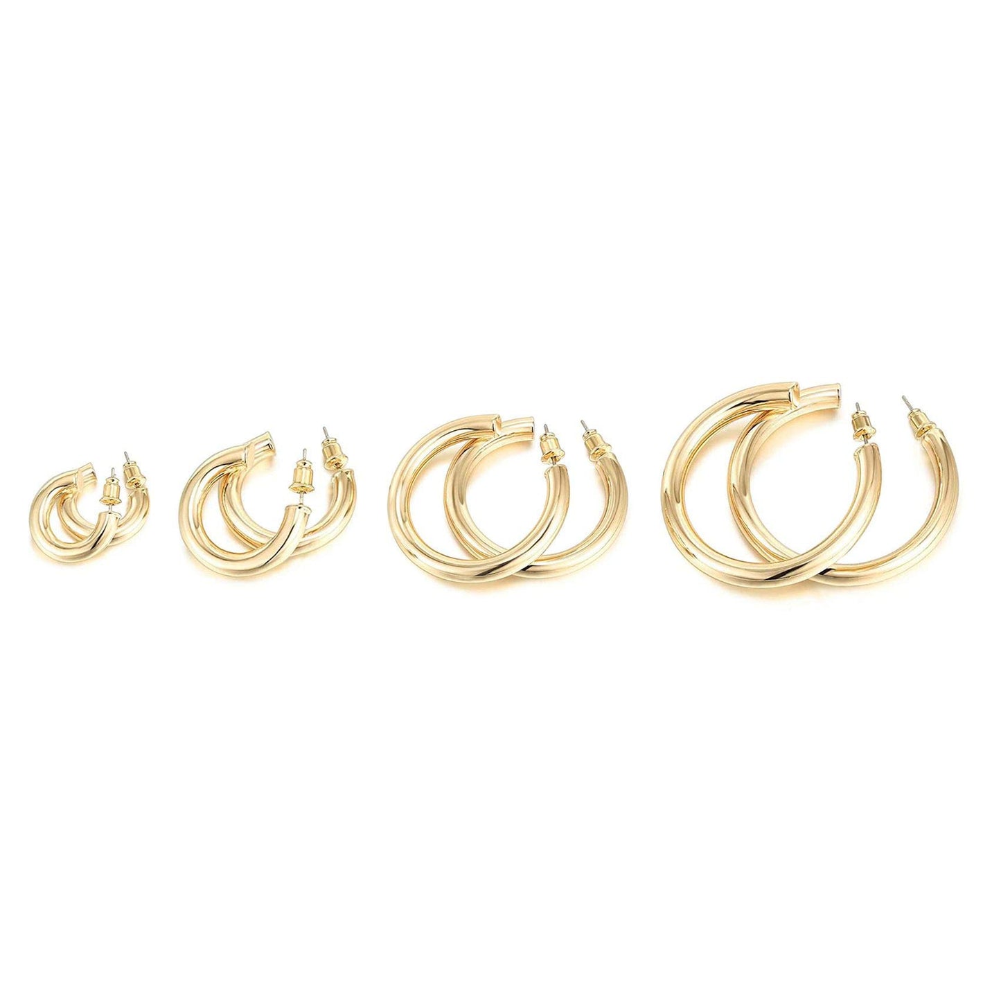 Shiny Circular Women's Jewelry Earrings