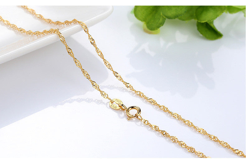 Women's Necklace with 18K Gold Plating