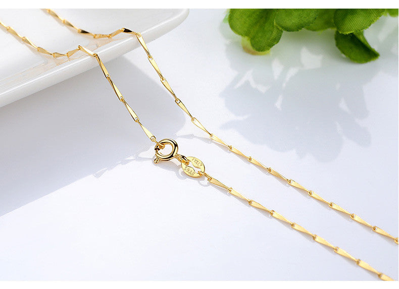 Women's Necklace with 18K Gold Plating