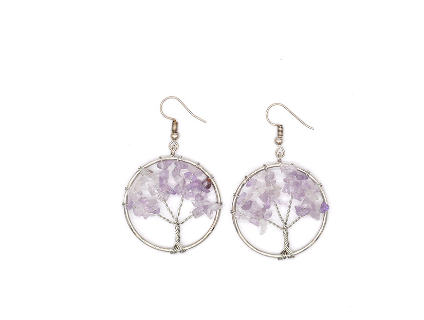 Crystal Tree Wishing Earrings