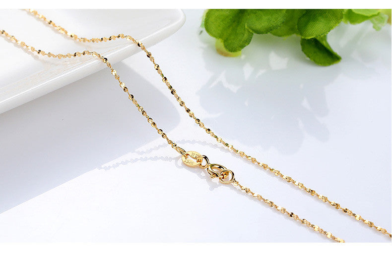 Women's Necklace with 18K Gold Plating