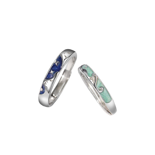 Celestial Harmony Couple Rings